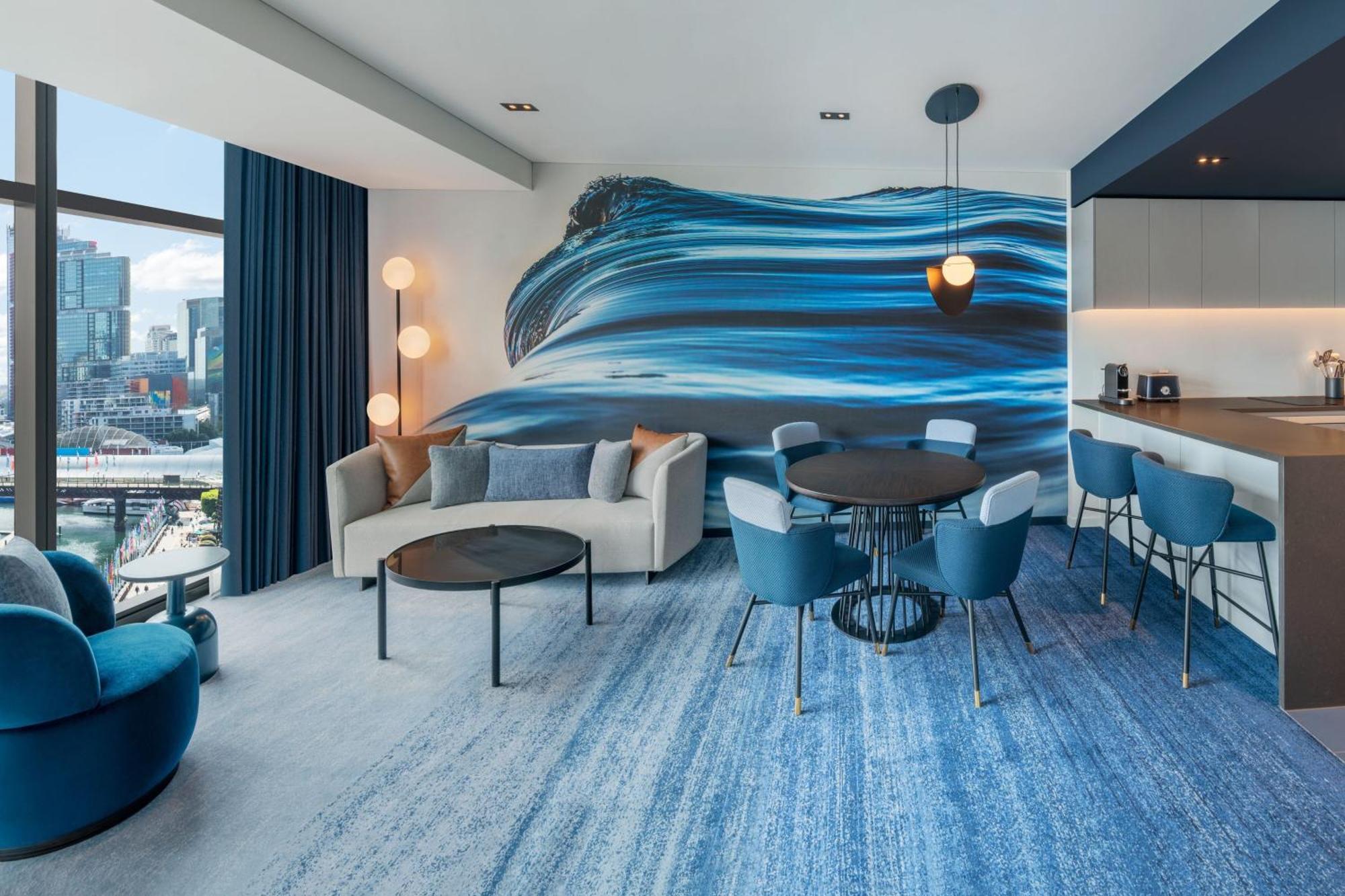 W Sydney Hotel ภายนอก รูปภาพ The Living Room at The Standard East Village