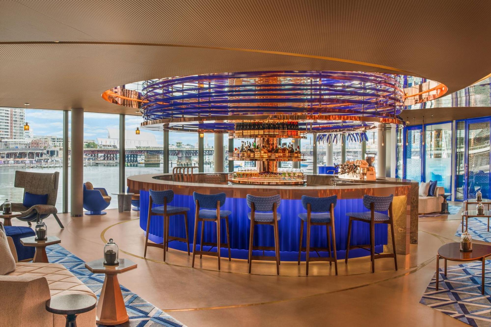 W Sydney Hotel ภายนอก รูปภาพ The bar at the Blue Note lounge
